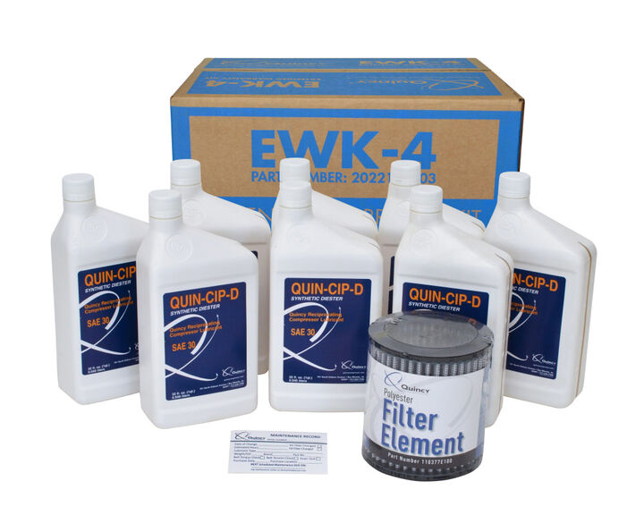 Quincy Extended Warranty & Maintenance Kit for QT 10 HP Splash Lubricated Reciprocating Compressors