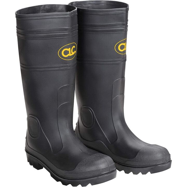 CLC PVC Over The Sock Mens Rainboot Size 11 Black
