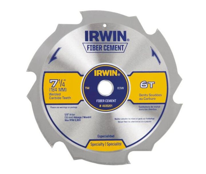Irwin 7-/14 Inch 6T WeldTec Cordless Circular Saw Blade