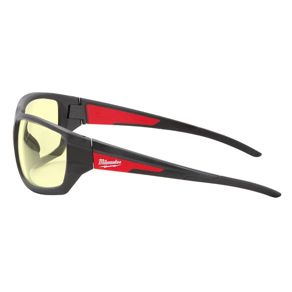 Milwaukee Performance Safety Glasses - Yellow Fog-Free Lenses, large image number 12