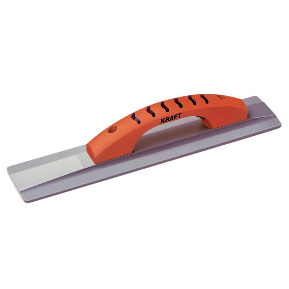 Kraft Tool Co 12 In. x 3-1/4 In. Square End Magnesium Hand Float with ProForm Handle, large image number 1