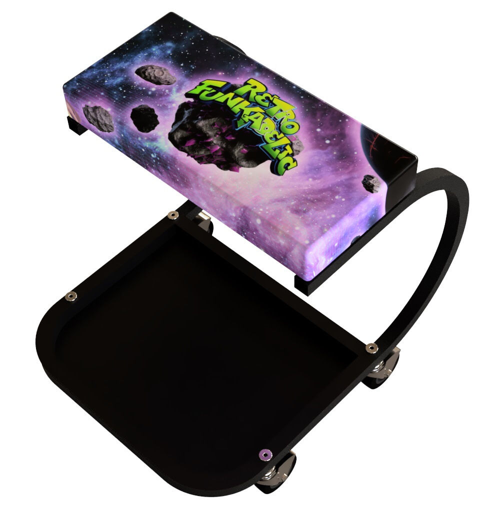 Whiteside Mfg Creeper Seat, Retro Purple Asteroid, large image number 2