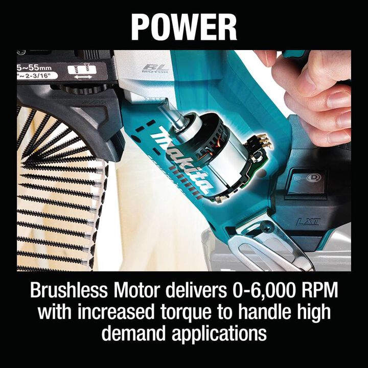 Makita 18V LXT 6000 RPM Autofeed Screwdriver (Bare Tool), large image number 5
