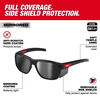 Milwaukee Full Frame Safety Glasses with Removable Side Shields Silver Mirrored Anti-Scratch Lenses, small image number 2