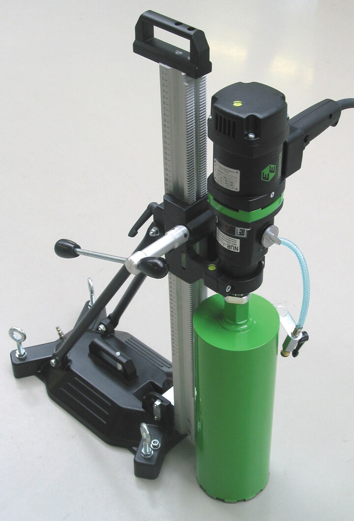 CS Unitec 3-Speed 120V 6 InchWet Hand Held  Core Drill for Concrete with Anchor/Vacuum Stand Kit