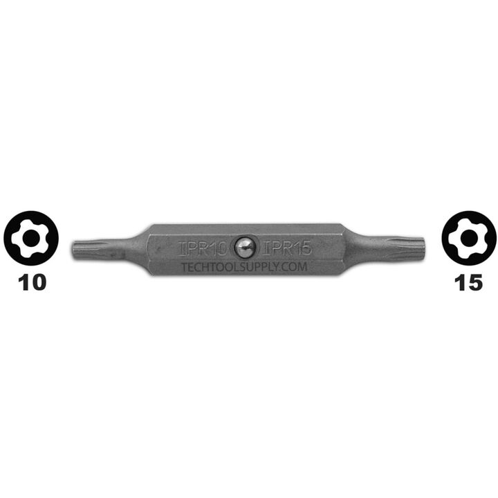 Megapro Torx-Plus 10-15 2 Inch Length Double End Tamperproof 2 Bit