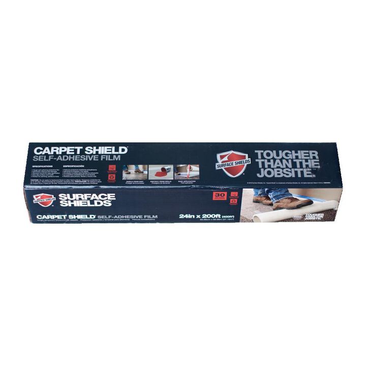 Surface Shield Carpet Shield Protection Film, Reverse Wound, 24 Inch x 200 Ft.