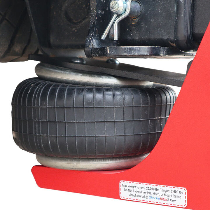 Shocker Hitch 20K 2.5 Inch Air Receiver Hitch Base Frame with 2 D-Handle Pins, large image number 3
