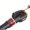 Worx 12-Amp 600-CFM 110-MPH Medium-Duty Corded Electric Leaf Blower, small image number 4