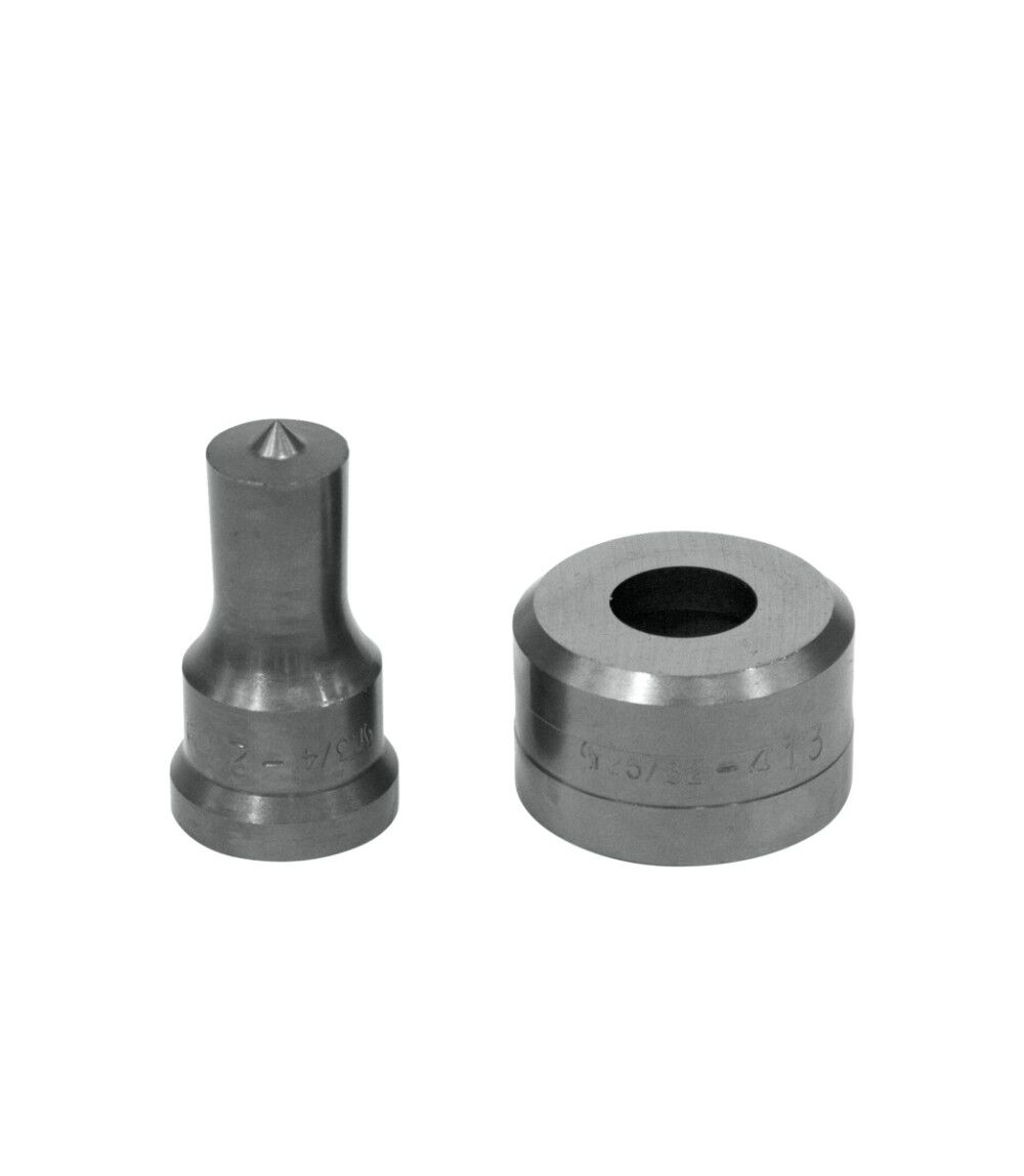 Edwards 3/4 Inch Punch x 25/32 Inch Die Steel Round Punch & Die Set, large image number 2