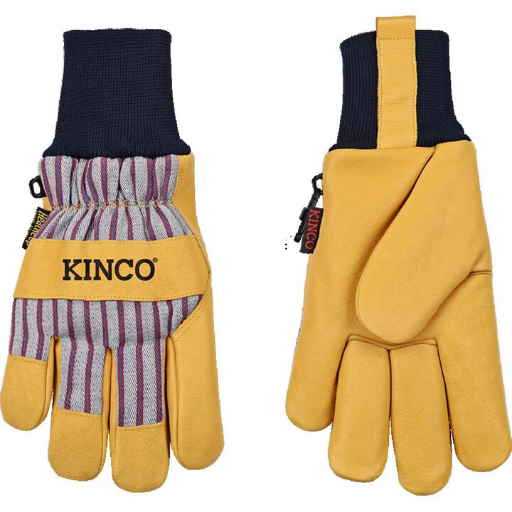 Kinco 1927KW Lined Premium Grain Pigskin Palm Work Gloves Small, large image number 4