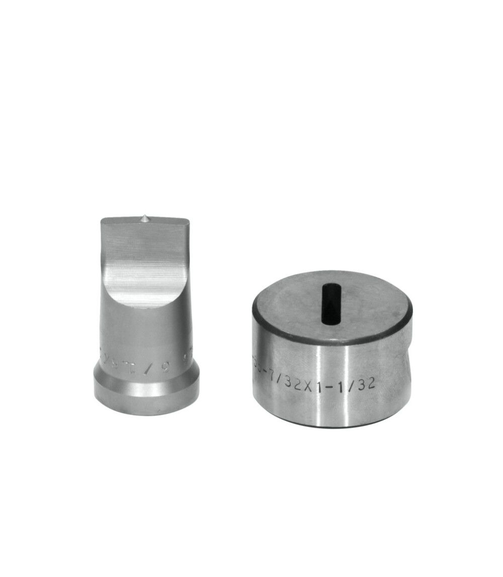 Edwards 1 Inch Punch x 1-1/32 Inch Die Standard Oblong Punch & Die Set, large image number 2