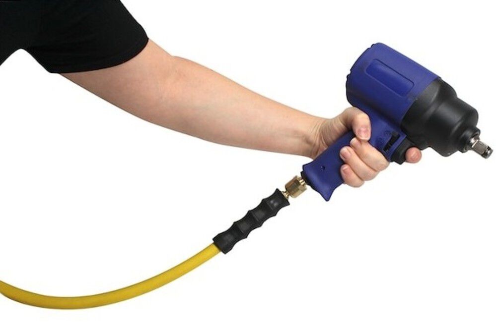 BluBird OilShield 3/8 Inch x 5 Ft. Rubber Air Hose Assembly, large image number 3