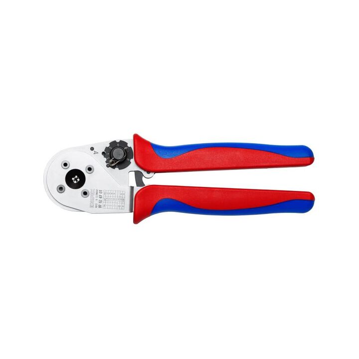 Knipex 9 Inch Steel Four Mandrel Crimping Plier with Multi-Component Handle, large image number 4