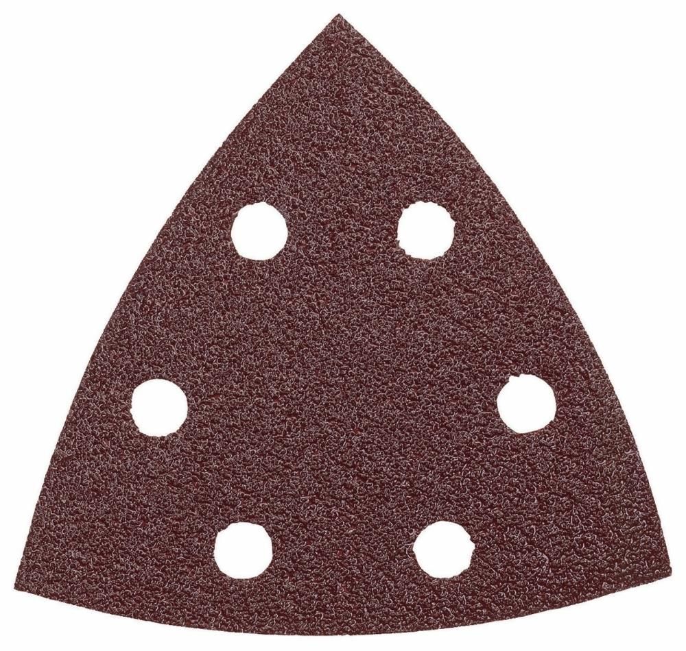 Bosch 3-1/2 Inch 60 Grit 5 pc. Detail Sander Abrasive Triangles for Wood, large image number 1