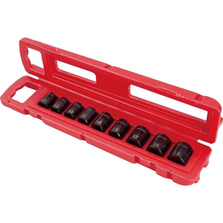 CRAFTSMAN 3/8 Inch Metric Impact Socket Set, 9 Piece, large image number 3