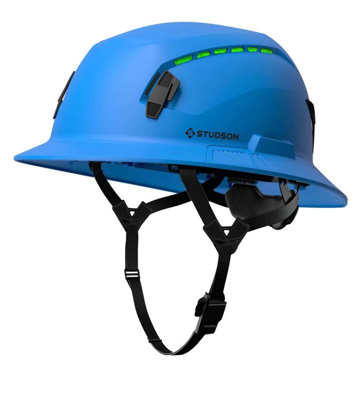 Studson Full Brim Vented Safety Helmet Type 2 Class C Performance Blue North America Dual-Certification