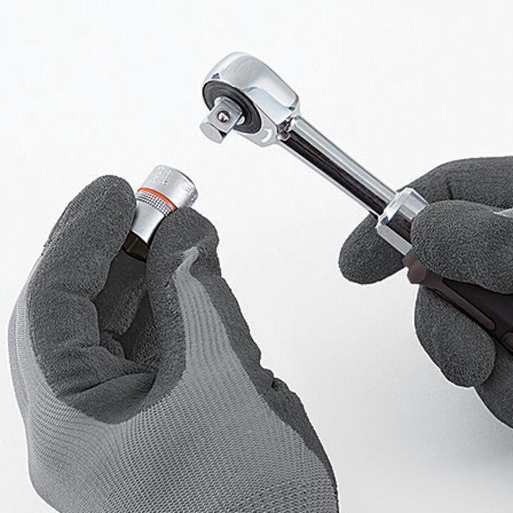 VESSEL e-ASSIST Cordless Mini Ratchet Wrench 60-Tooth 400 RPM Compact Ratchet, large image number 9