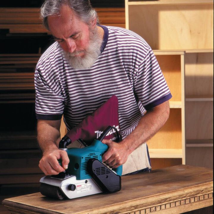 Makita 4 In. x 24 In. Belt Sander, large image number 4