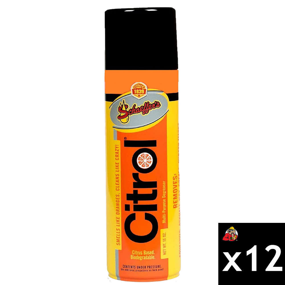 Schaeffer Mfg 16 Oz Multipurpose Biodegradable Citrus Based Cleaner & Degreaser, 12 Pieces, large image number 1