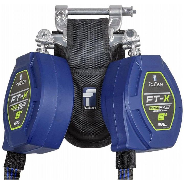 Falltech 8 Ft. FT-X Twin-Leg Self-Retracting Lifeline with Steel Snap Hooks, large image number 1