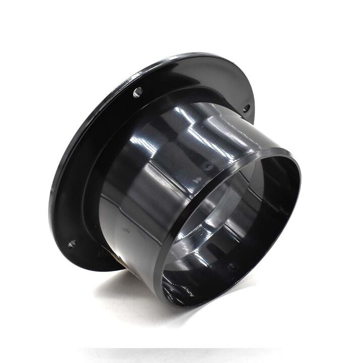 Big Horn 4 Inch Black Plastic Round Dust Port, large image number 2