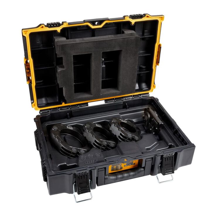 DEWALT 2 1/2in to 4in Standard CTS Press Rings & Actuator Kit with Toughsystem 2.0 Tool Box, large image number 1