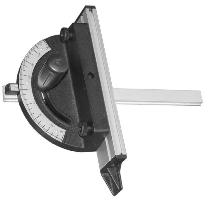 RIKON Miter Gauge for 3/4in x 3/8in (T- slot Tables Only)