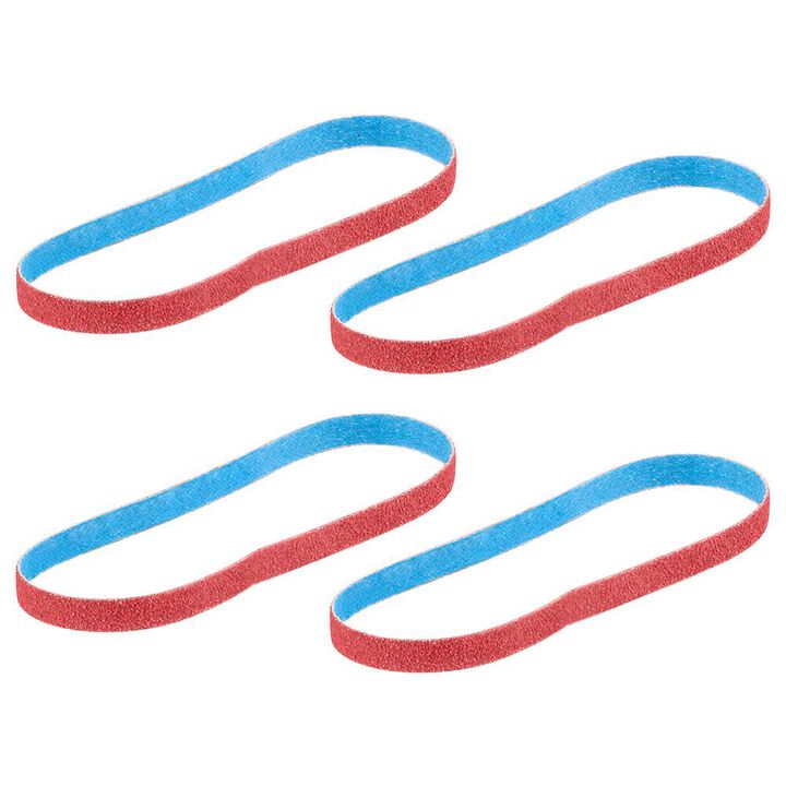Milwaukee 3/8 Inch x 13 Inch 60 Grit Bandfile Belts  4 Pack