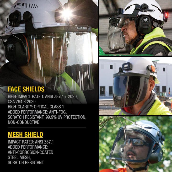 Klein Tools Replacement Face Shield Lens, Clear, large image number 2