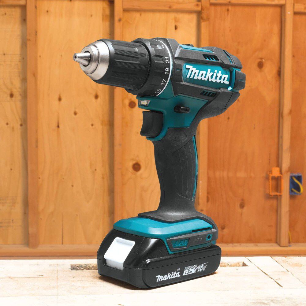 Makita 18V LXT Lithium-Ion Compact Cordless 1/2in Driver-Drill Kit (1.5Ah), large image number 5