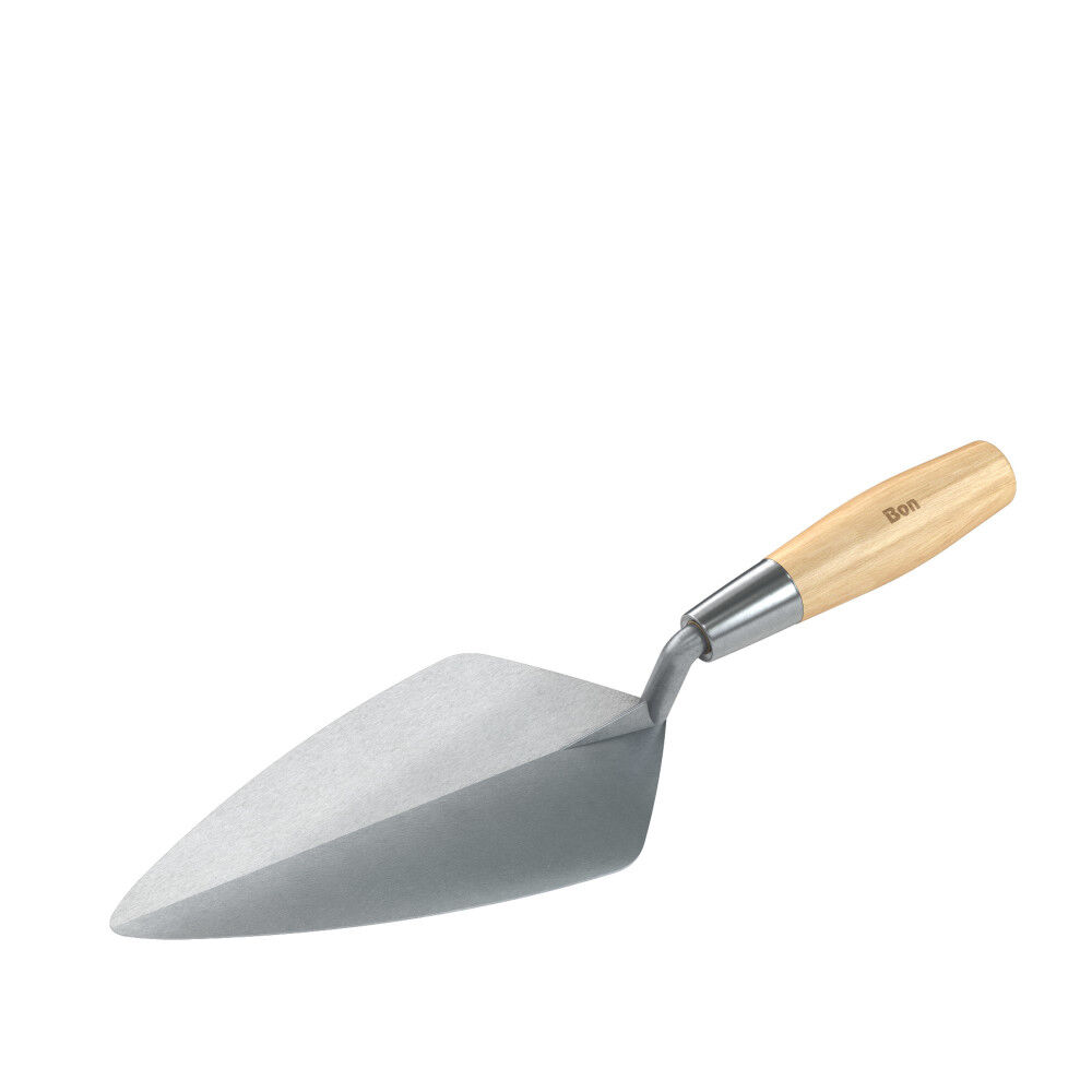 Bon Tool Brick Trowel Narrow London Forged 10 Inch with Wood Handle, large image number 1