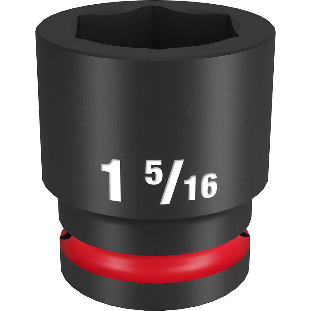 Milwaukee Impact Socket 3/4in Drive 1 5/16in Standard 6 Point, large image number 1