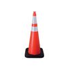 Vizcon Orange 36in Enviro-Cone with Collars & 10 Lbs Rubber Base, small image number 1