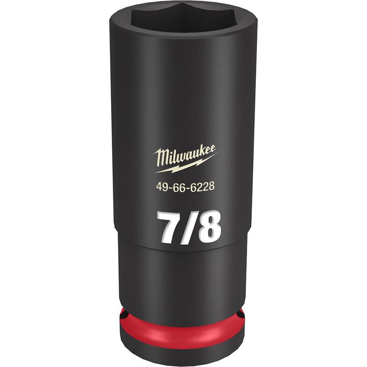 Milwaukee SHOCKWAVE Impact Duty Socket 1/2in Drive 7/8in Deep 6 Point