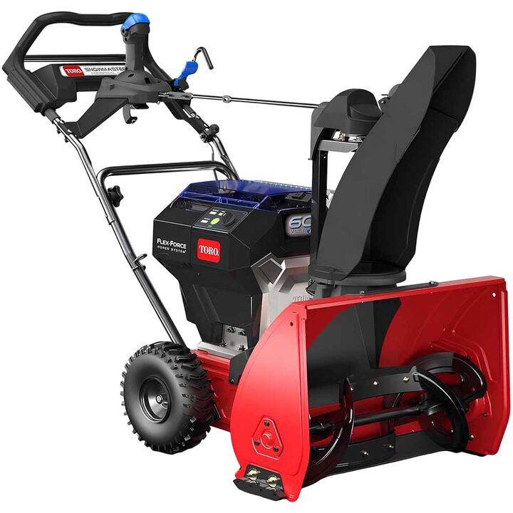 Toro SnowMaster 60V 24in Snow Blower Kit with 10Ah Battery & 2A Charger