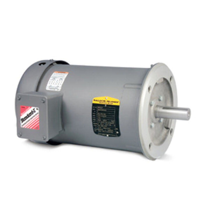Baldor-Reliance General Purpose Motor 3 phase .750 HP at 60 Hz 1800 RPM 208-230/460 V 56C Frame TEFC Enclosure 60 Hz
