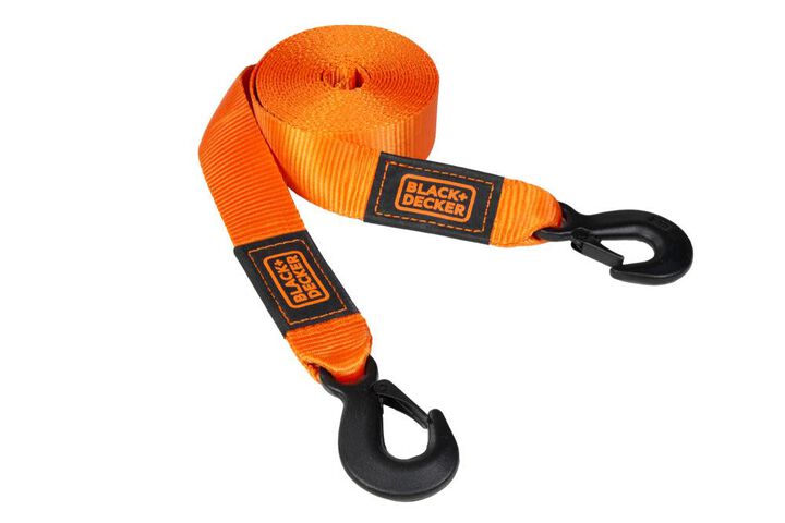 Black and Decker Tow Strap 2in x 20' Medium Duty 9000 LB Break Strength