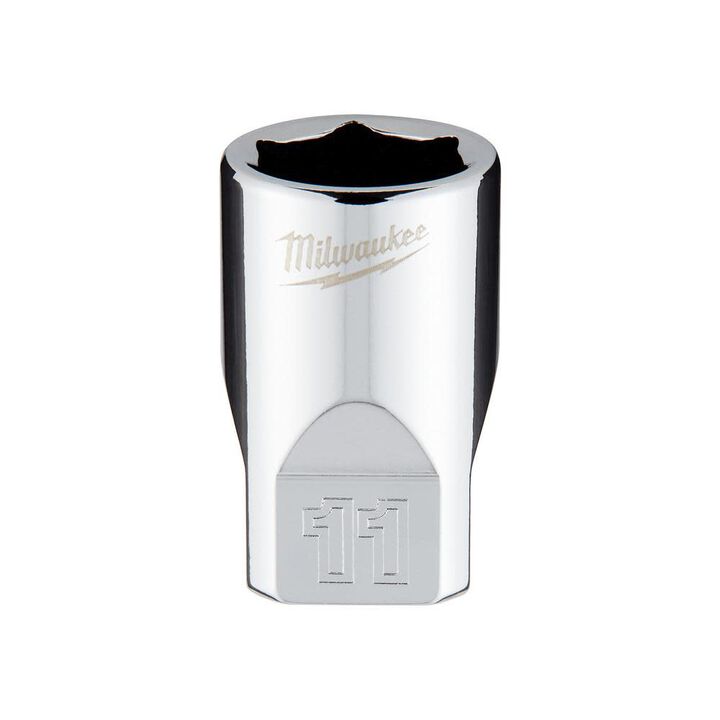 Milwaukee 1/4 in. Drive 11mm Metric 6-Point Socket