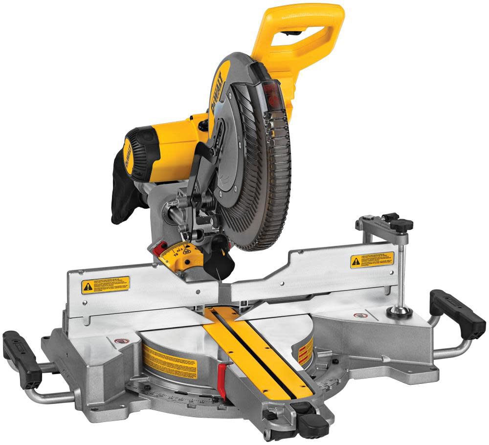 DEWALT 12 in Double Bevel Sliding Compound Miter Saw with Wheeled Saw Stand Bundle, large image number 4