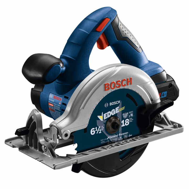 Bosch 18V 6-1/2 Inch Circular Saw Kit with (1) CORE18V 4.0 Ah Compact Battery, large image number 2