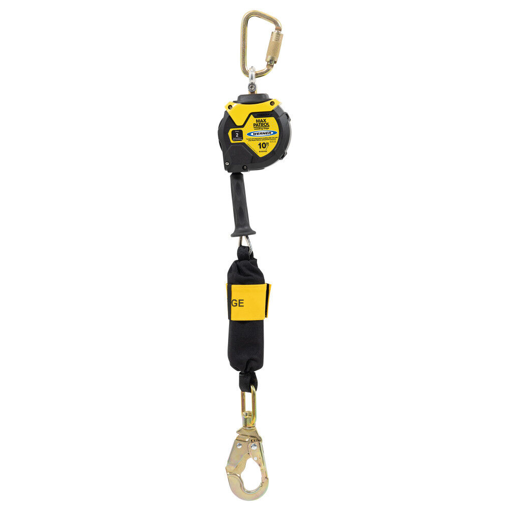 Werner Max Patrol Leading Edge 10 Ft. Cable Self-Retracting Lifeline with Snap Hook, large image number 2