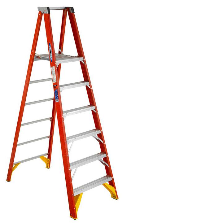 Werner 6 Ft. Type IA Fiberglass Platform Ladder