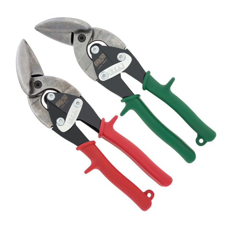 Channellock 10 inch Right & Left Offset Aviation Snip Set 2 Pieces