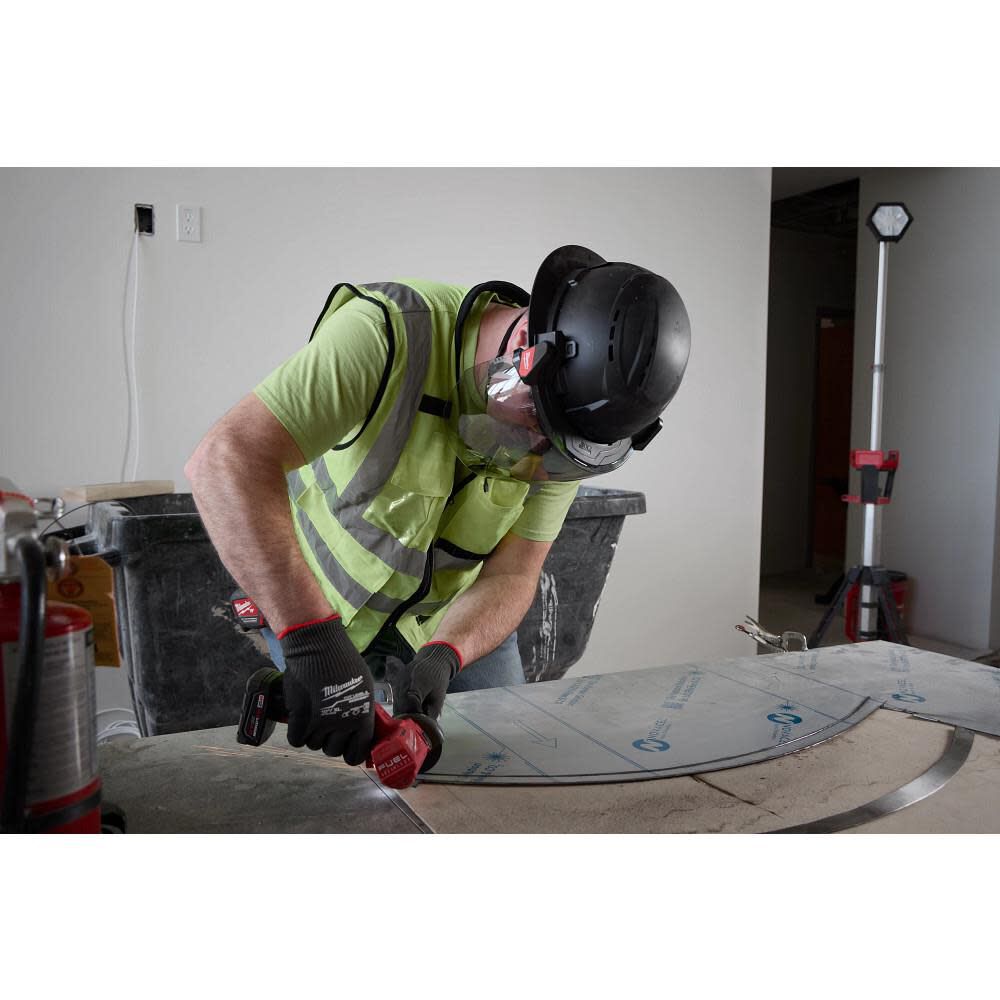 Milwaukee BOLT Full Brim Vented Safety Helmet  Type 2, Class C, Red, large image number 9