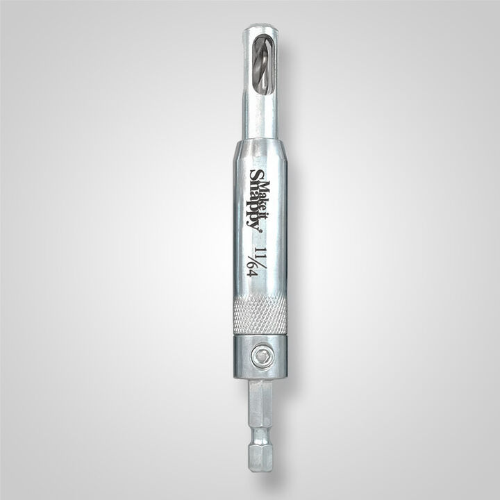 Make It Snappy Self Centering Hinge Bit for #12 Screws 11/64in HSS Twist Drill