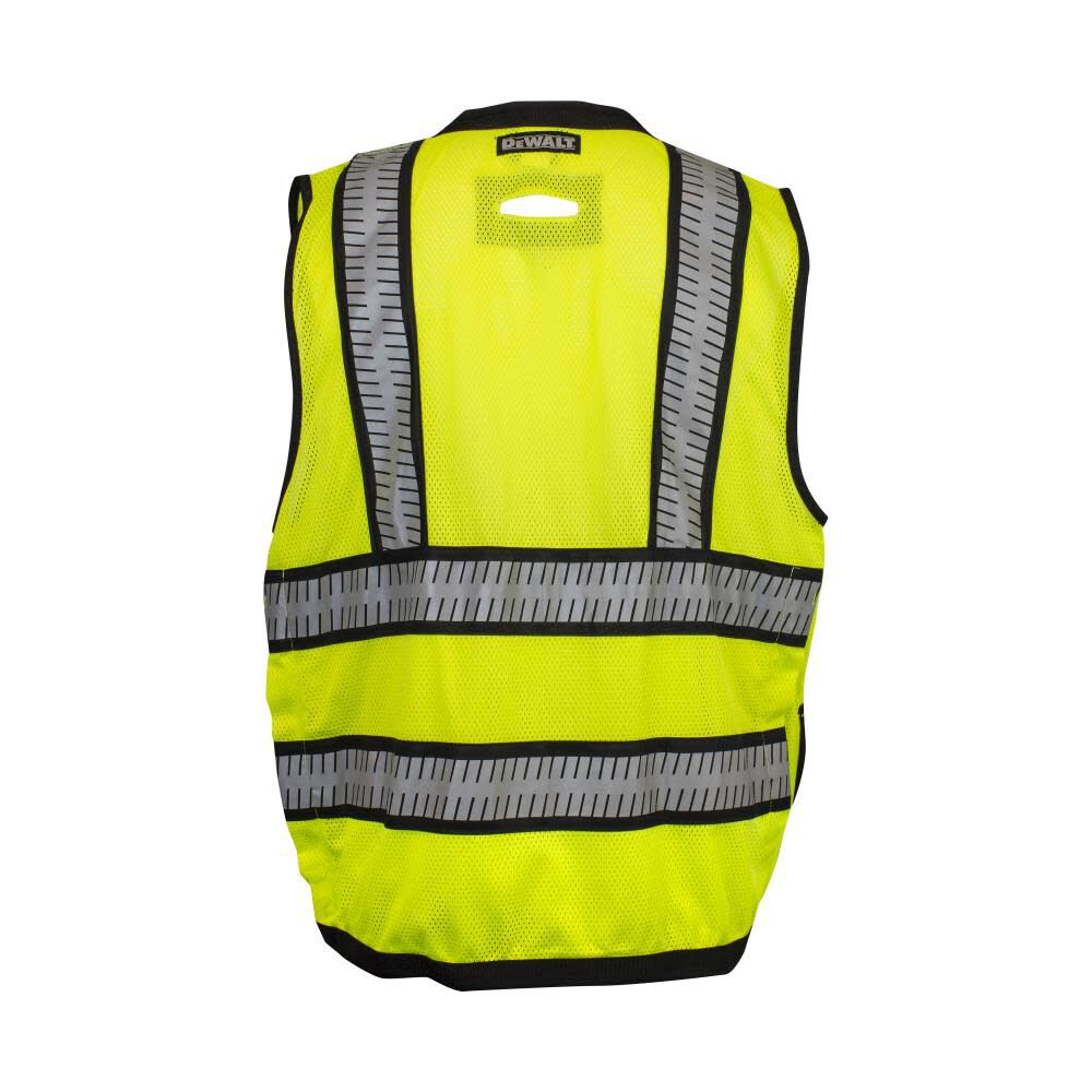 DEWALT Class 2 Heavy Duty Surveyor Vest, Hi-Vis, Large, large image number 10