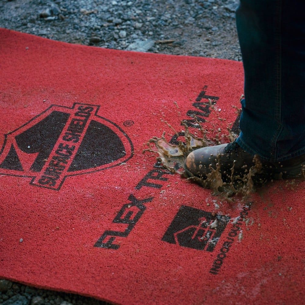 Surface Shield Flex Tread Mat, Red, large image number 3