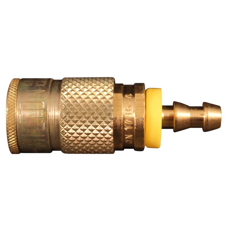 Milton 1786-6 3/8in Hose Barb T Style Push On and Lock Coupler, large image number 0