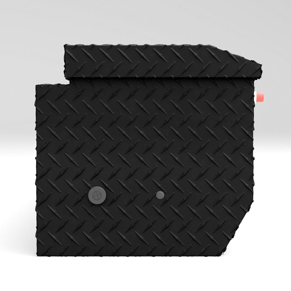 Weather Guard 10 Cu Ft Aluminum All Purpose Full Standard Chest Matte Black, large image number 6